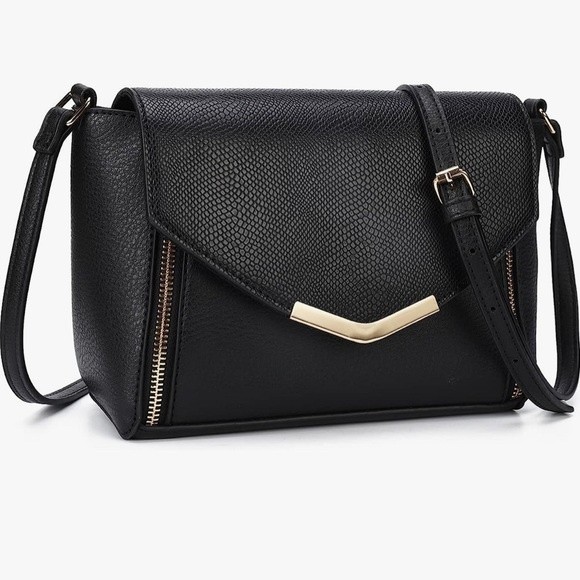 Handbags - Glitzall Women's Black Crossbody Shoulder Bag